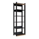 Ver imagem 4 de Guarda Roupa Aberto Closet 1 Modulo Cabideiro 1 Modulo Prateleira Wood 