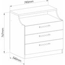 Ver imagem 3 de Módulo Bancada 3 Gavetas Elegance 