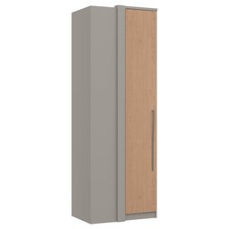 Guarda Roupa de Canto Reto 1 Porta Elegance  - 1