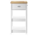 Ver imagem 4 de Aparador Carrinho Café 1 Gaveta 45 Cm Ba130 Branco Dtall