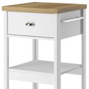 Ver imagem 7 de Aparador Carrinho Café 1 Gaveta 45 Cm Ba130 Branco Dtall