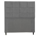 Ver imagem 1 de Cabeceira Casal Jbe Moveis Style 144cm Cinza Cama Box 138cm