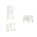 Ver imagem 5 de Quarto de Bebê Completo 3 Peças Caring 