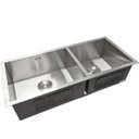 Ver imagem 5 de Cuba Inox 304 Quadrada Gourmet Plana Cozinha 88x40 Assimétrica Lixeira , Acessório e Tabua Smartinox