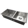 Cuba Inox 304 Quadrada Gourmet Plana Cozinha 88x40 Assimétrica Lixeira , Acessório e Tabua Smartinox - 3