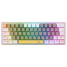 Teclado Mecânico Gamer Redragon Fizz Sunshine - Abnt2 - Rgb - Switch Marrom - K617-rgb-yl-gy-wt - 1