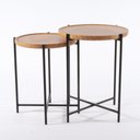 Ver imagem 4 de Mesa Lateral Gold 39,5 Cm X 50 Cm Tauari - Preto