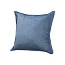 Ver imagem 1 de Almofada Decorativa Retangular Azul Linho com Borda 30x45cm