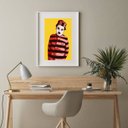 Ver imagem 2 de Quadro Charlie Chaplin Presidiário - 60x48cm:moldura Preta
