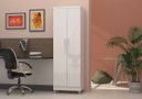 Ver imagem 2 de Armário Multiuso Fit Branco 2 Portas Sapateira / Lavanderia 1,90 Altura