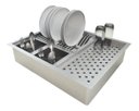 Ver imagem 4 de Calha P/ Cozinha Quadrada De Inox Mais Barata Do Brasil Technox