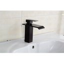 Ver imagem 2 de Torneira Cascata Banheiro Misturado Pia Baixa T6006 Preta Luuk Young