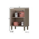 Ver imagem 3 de Módulo Cozinha Henn Connect Balcão c/ 2 Portas c/Tampo Duna/Cristal