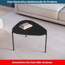Ver imagem 3 de Mesa de Centro Orgânica Artesano 59 Cm (largura) em Mdp Nero (preto) e Pés em Aço Preto