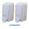 Kit 2 Dispensers Saboneteira Refil Espuma Branco/Cristal Elisa Plus + Sabonete Liquido Espuma 800ml  - 4