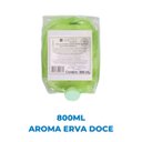 Ver imagem 3 de Kit 2 Dispensers Saboneteira Refil Espuma Branco/Cristal Elisa Plus + Sabonete Liquido Espuma 800ml 