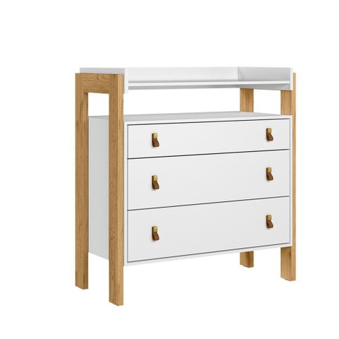 Cômoda Fantasia 3 Gavetas com Nicho Mdp/mdf Qmovi