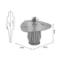 Ver imagem 2 de Mesa Sala Jantar Tokyo + 6 Cadeiras Julia Freijo DJ Móveis