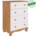 Ver imagem 4 de Cômoda Junior Simples 4 Gavetas 100% Mdf Faura
