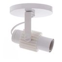 Ver imagem 2 de Spot B1 Simples Aletado Para 1x E27 Led Bulbo Branco C/ Branco - Bivolt