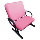 Ver imagem 4 de Cadeira para Escritório até 250kg Rosa