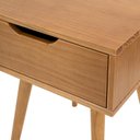 Ver imagem 4 de Mesa de Cabeceira 1 Gaveta Retrô Bege