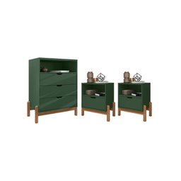 Jogo de Quarto Docura Verde Oliva - 1
