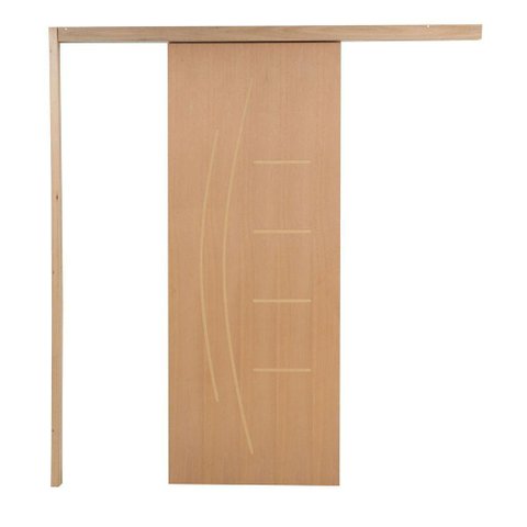 Porta de Correr P- Verniz Frisada Smille 210x70