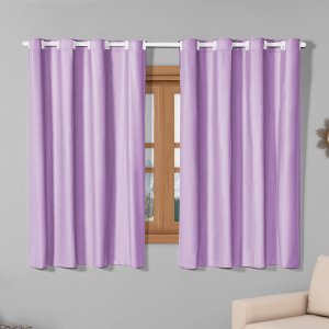 Cortina Blackout 2,80m X 1,60m Corta 100% a Luz para Sala Quarto Janela Cozinha Blecaute Lilás