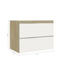 Ver imagem 4 de Conjunto para Banheiro com Espelho, Gabinete e Lavatório em Porcelanato com Cuba Esculpida 80cm Yesc