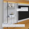 Rack com Painel para TV até 65 Polegadas 100% MDF com LED Granada - 5