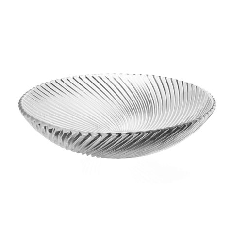 Centro de Mesa / Fruteira de Vidro Wave 27,5cm X 27,5cm X 7cm