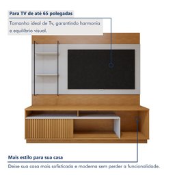 Rack com Painel para TV até 65 Polegadas 100% MDF Granada  - 2