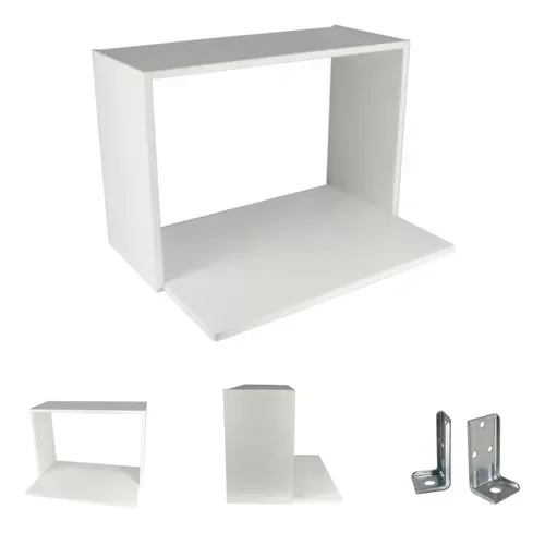Suporte Branco Aéreo para Micro-ondas Suspenso