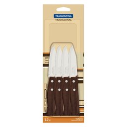 Kit Facas Legumes e Frutas Inox 12 Peças Tramontina - 1