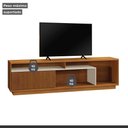 Ver imagem 6 de Rack para TV até 75 Polegadas 100% MDF Ripado Granada