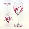 02und Taça de Vidro - Ramos Pink Elegance Personalizada - 3