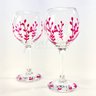 02und Taça de Vidro - Ramos Pink Elegance Personalizada - 1