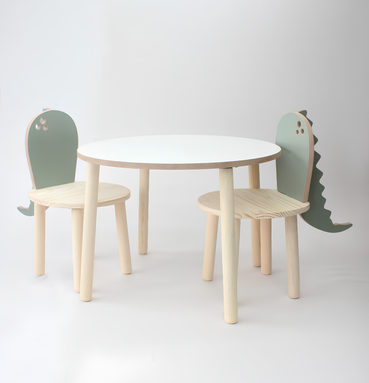 Mesa com 2 Cadeiras Dinossauro