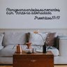 Versículo Bíblico Provérbios 17:17 em MDF 6mm Vazado - 3