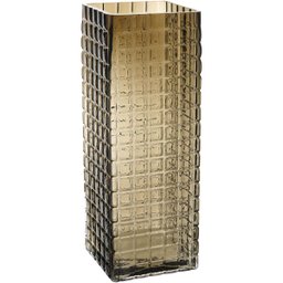 KALIL VASO 30x11x11cm VIDRO ÂMBAR - 1