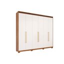Ver imagem 2 de Guarda Roupa 6 Portas 5GV c/Pés Aurora Panan Cinamomo