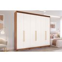 Ver imagem 1 de Guarda Roupa 6 Portas 5GV c/Pés Aurora Panan Cinamomo