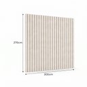Ver imagem 3 de Painel para TV até 115 Polegadas Ripado MDF 270CMX300CM Decape Provenced