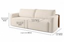 Ver imagem 5 de Sofá-Cama Retrátil 250cm Austin