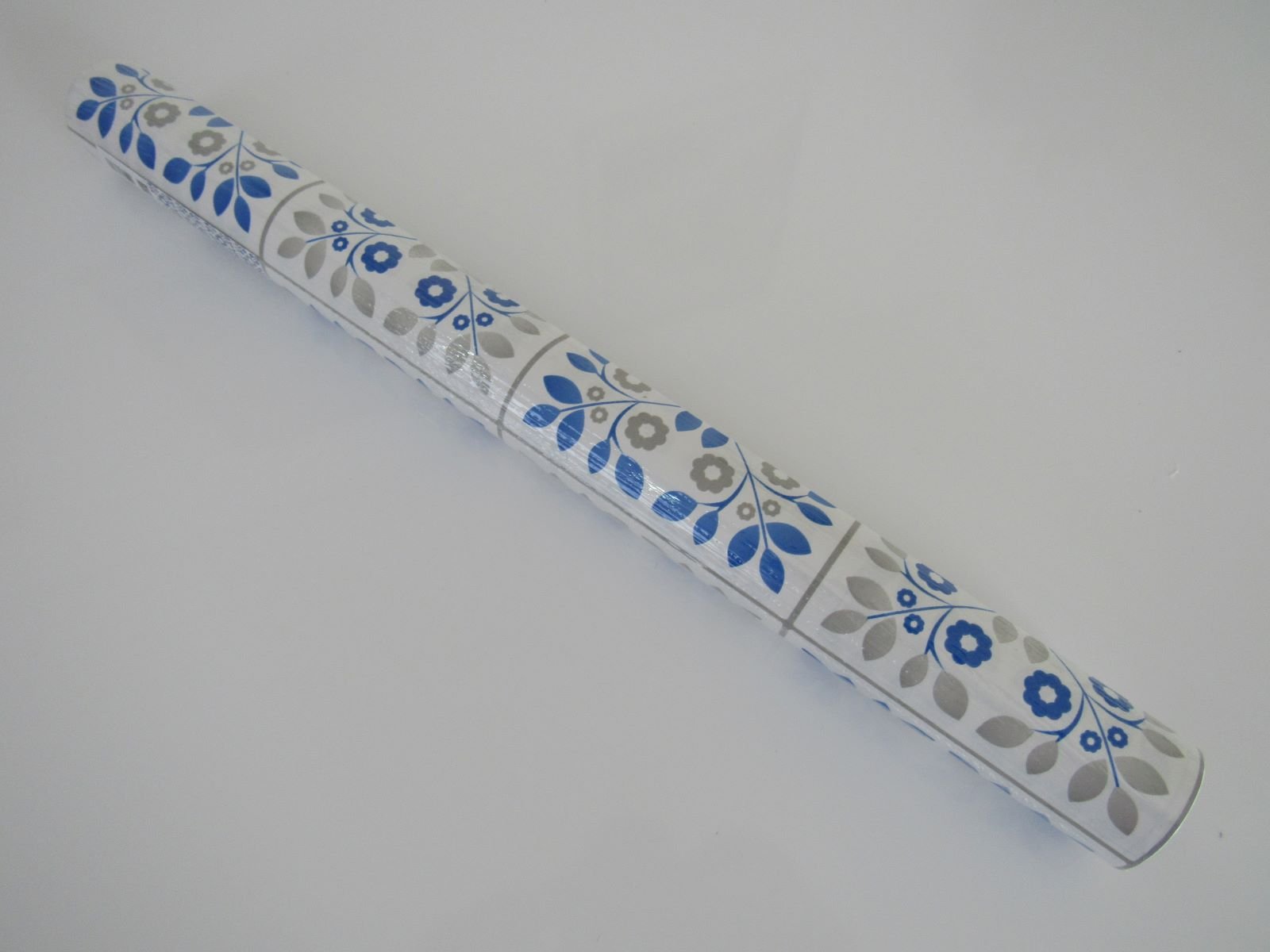 Papel De Parede Adesivo PVC Estampa Planta Azul - 5 Metros - 2