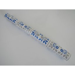 Papel De Parede Adesivo PVC Estampa Planta Azul - 5 Metros - 2