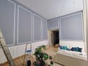 Ver imagem 3 de Boiserie MDF Branco 5cm Adorno Deslocado 7,36m