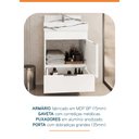 Ver imagem 4 de Conjunto Completo para Banheiro Club Kit 40cm Branco