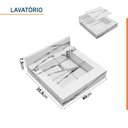 Ver mais imagens de Conjunto Completo para Banheiro Club Kit 40cm Branco